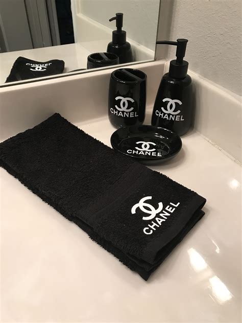 Chanel inspired bathroom 